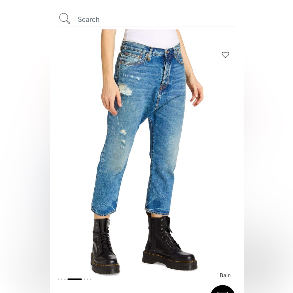 R13 tailored drop jeans.  Never worn NWOT